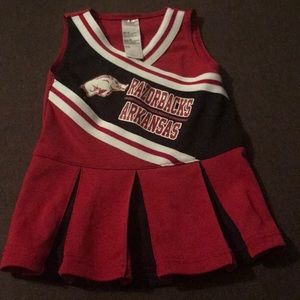 RAZORBACKS 12month Cheerleader dress